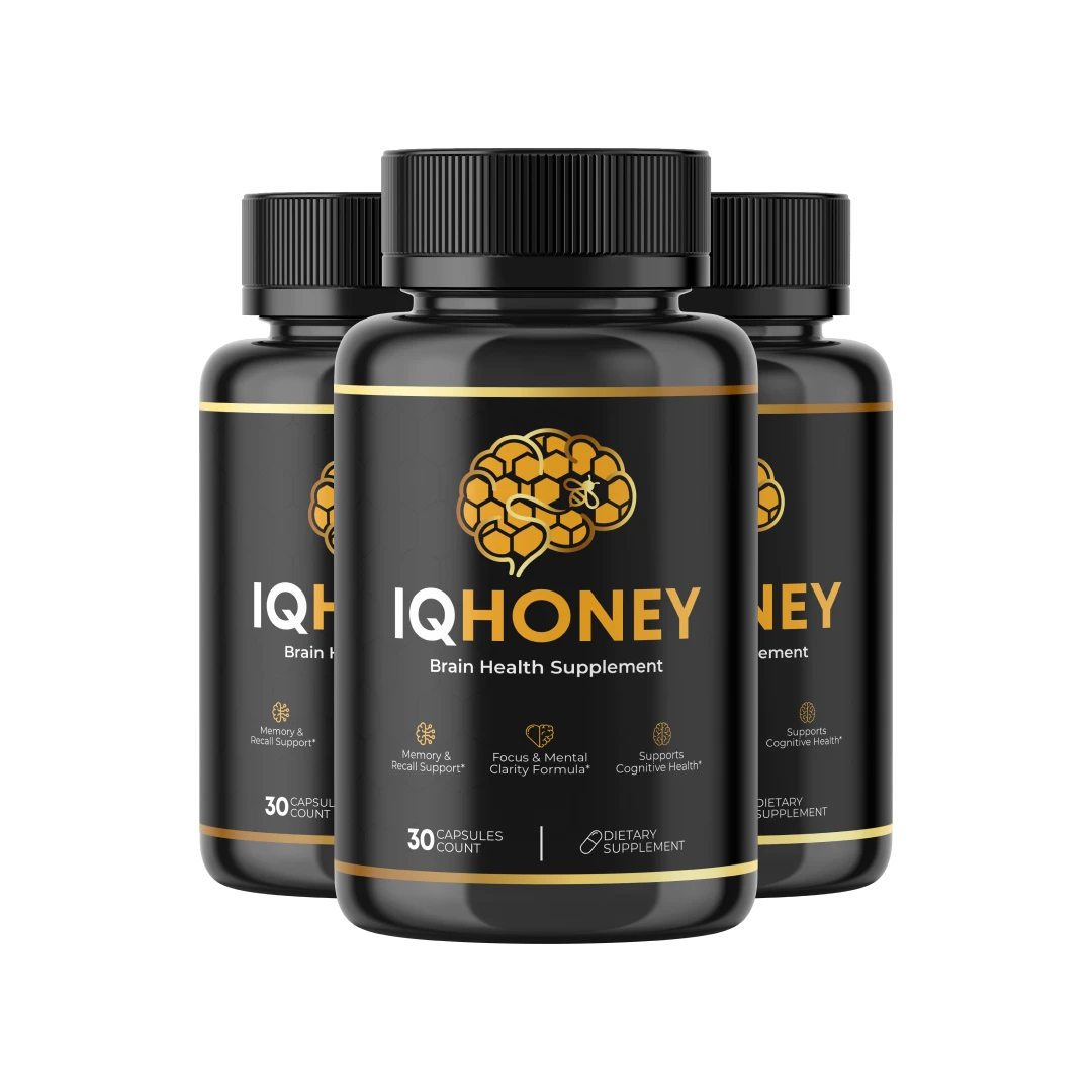 IQ Honey Bottles with Warranty Seal